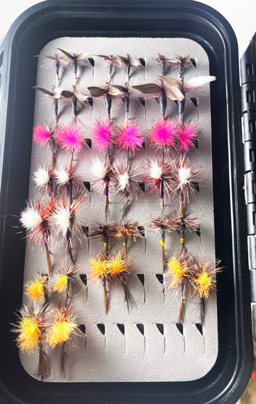 Dry flies face