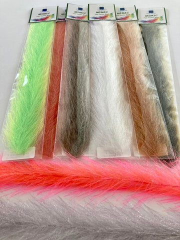 display of mutliple color faux brushes