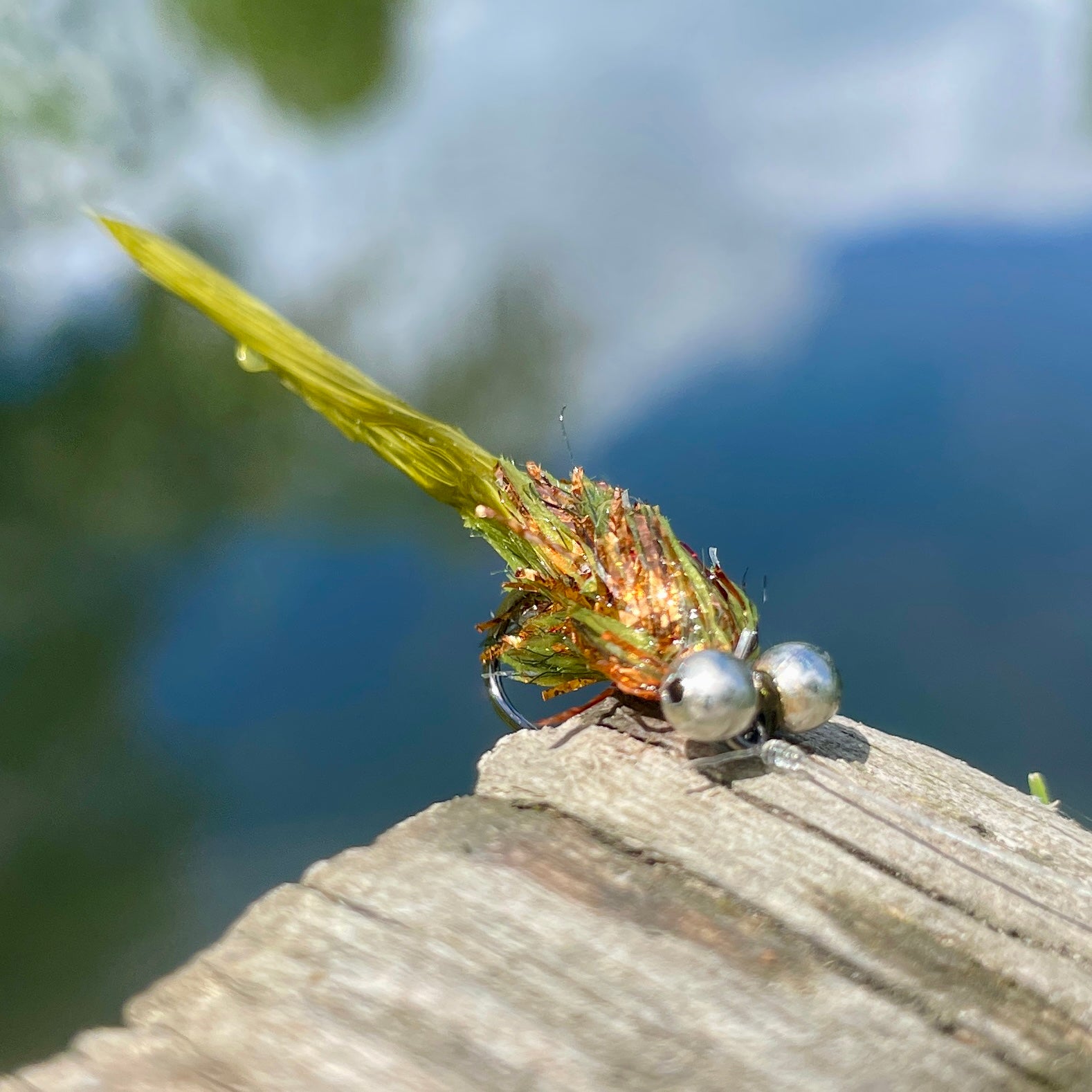 Upavon Pure Copper Flash Damsel Straggle Hackle - Upavon Fly Fishing