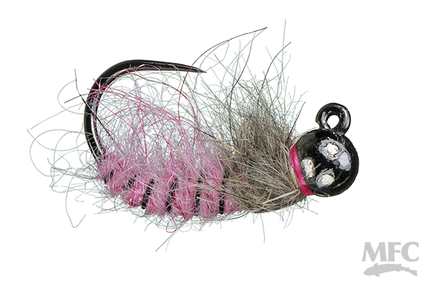 Jig Pink Amex - Size 14 - 3.3 mm Tungsten bead - Barbless