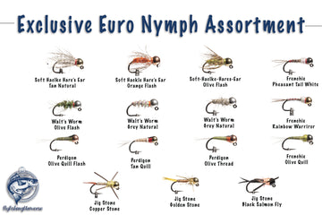 Euro Nymph Assortment - Exclusive and Specialty Flies - Top Trout Flies