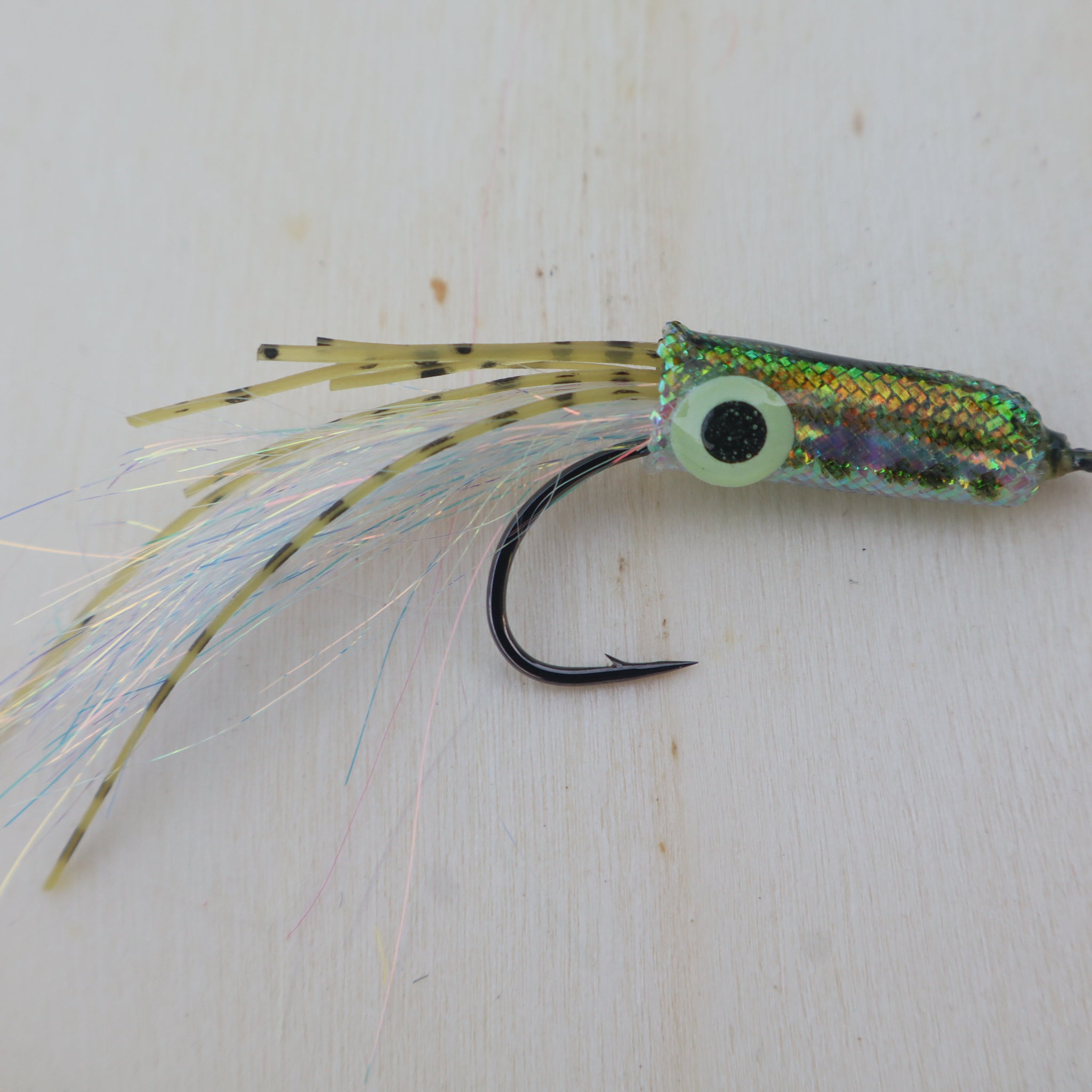 squid fly - Striper Bass Favorite - Size 4 hook - Great for stripers, blue fish and freshwater bass