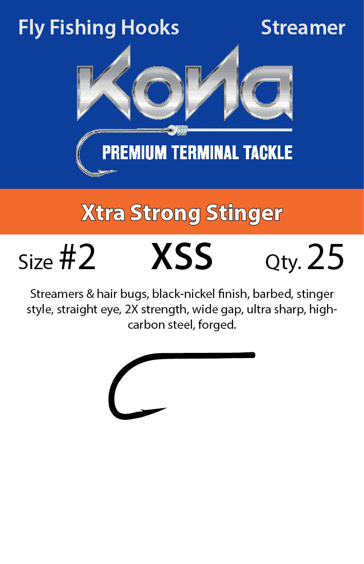 Kona Xtra Strong Stinger (XSS) hook size 2