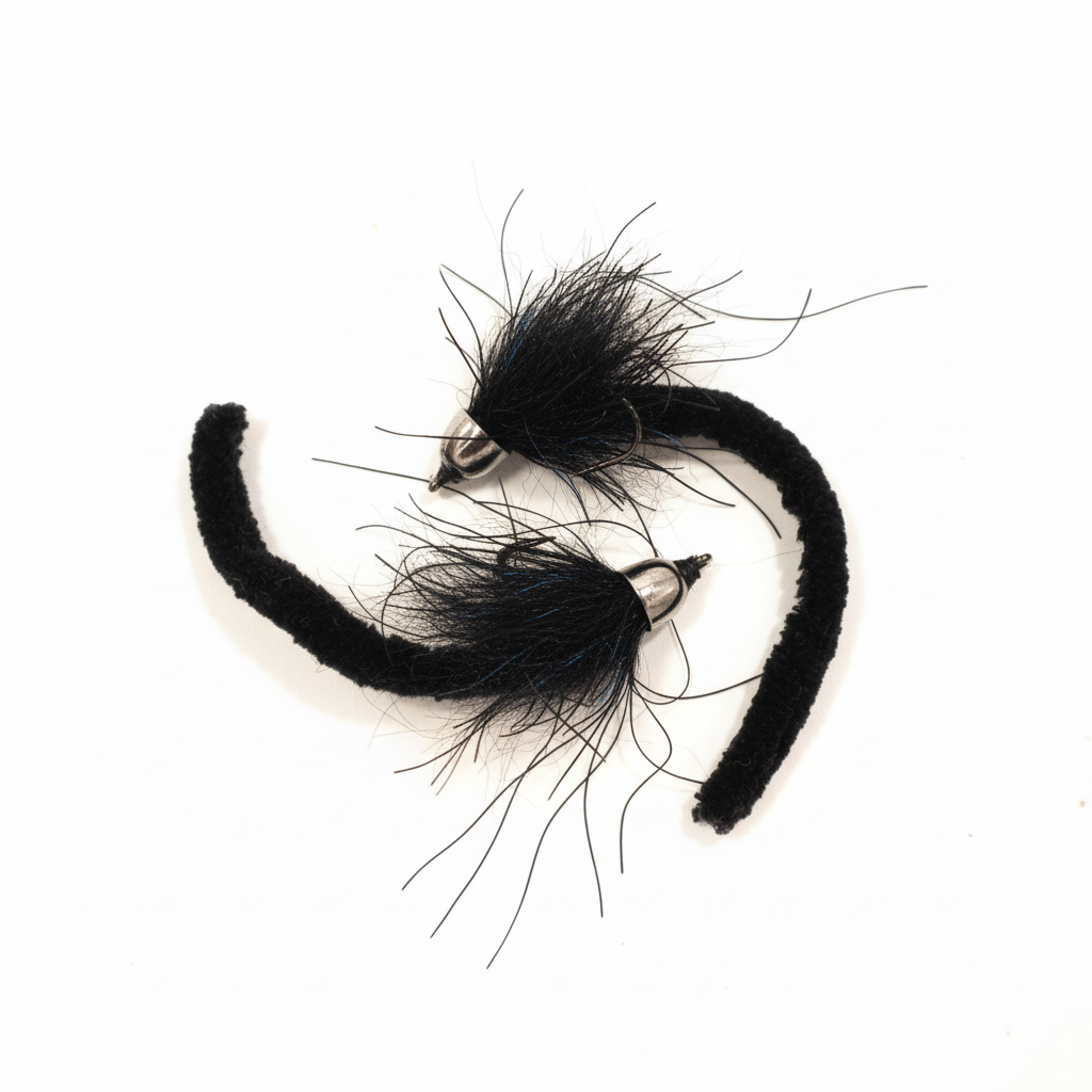 Black Streamers Pair