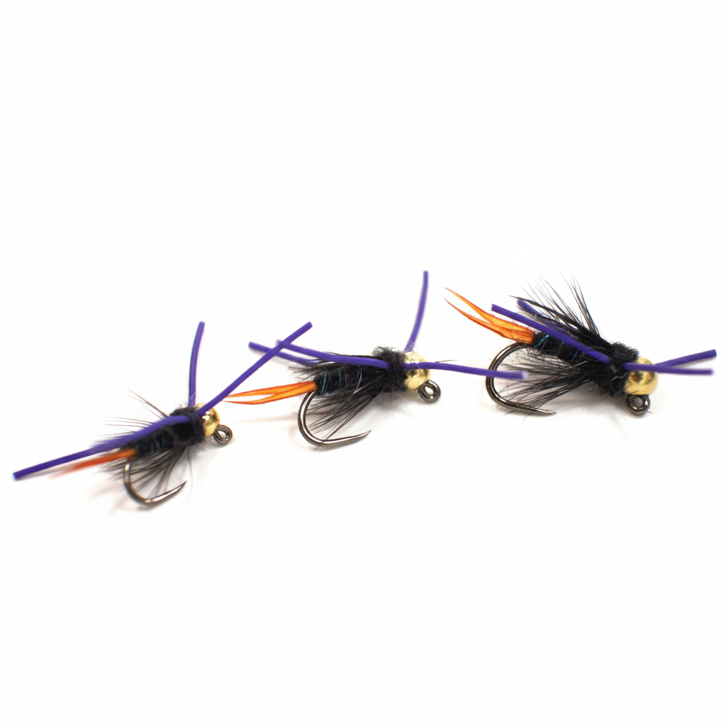Gobbler Midge Nymph Emergers UV Purple - Premium Trout Gobbler Midge Nymph Emergers UV Purple - Premium Trout
