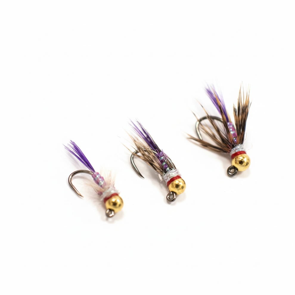 Purple Dart Jig - Attractor Euro Nymph Pattern | Fly Fishing Universe