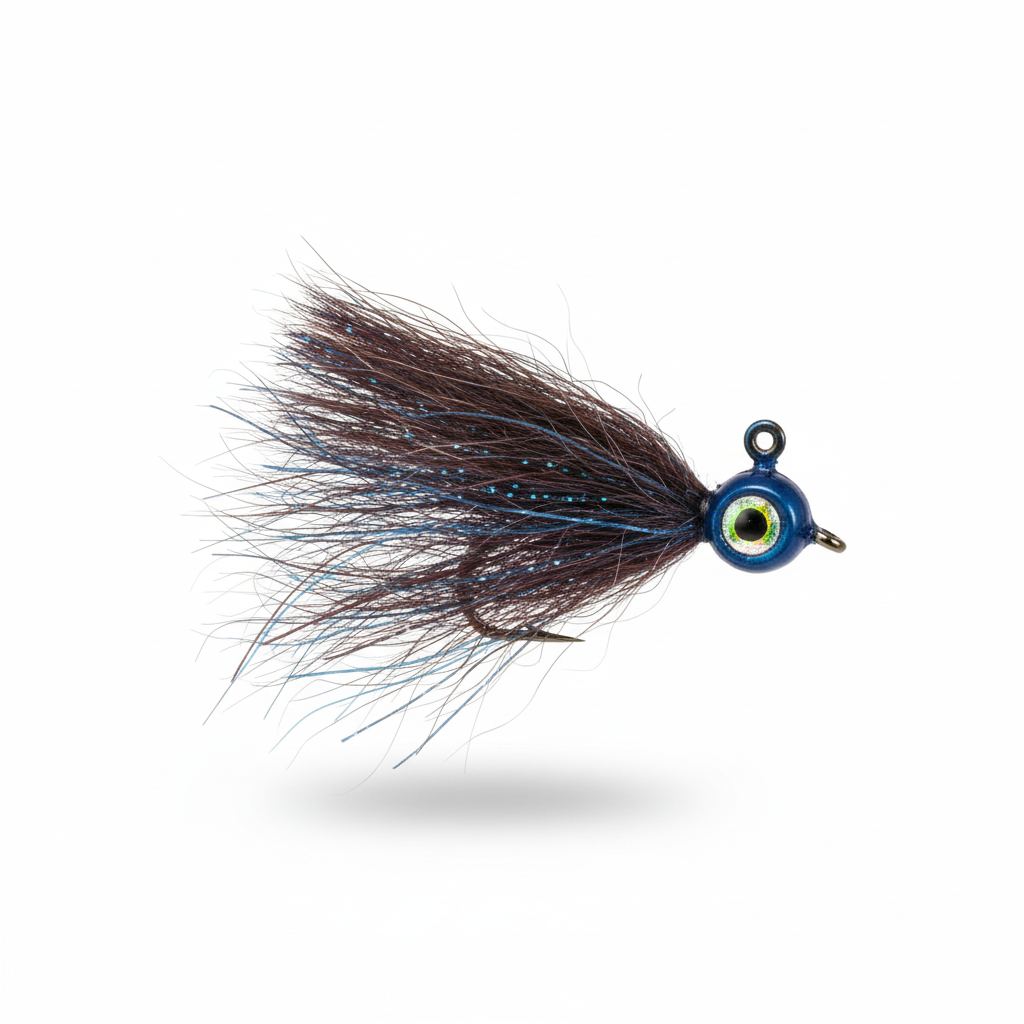Phantom Hair Jig - Blue Brown