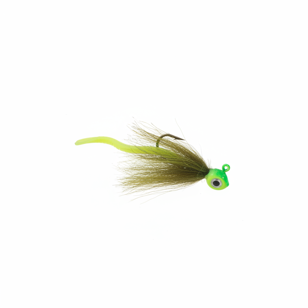 Phantom Hair Jig - Water Action Shot
