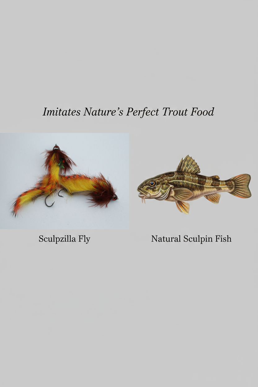 Sculpzilla vs Real Sculpin