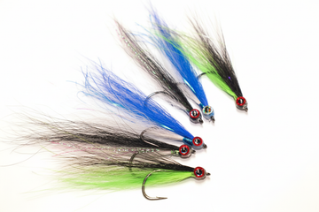Walleye Crack Streamer Collection - White Background