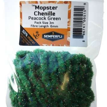 Mopster Mop Chenille 6mm Peacock Green